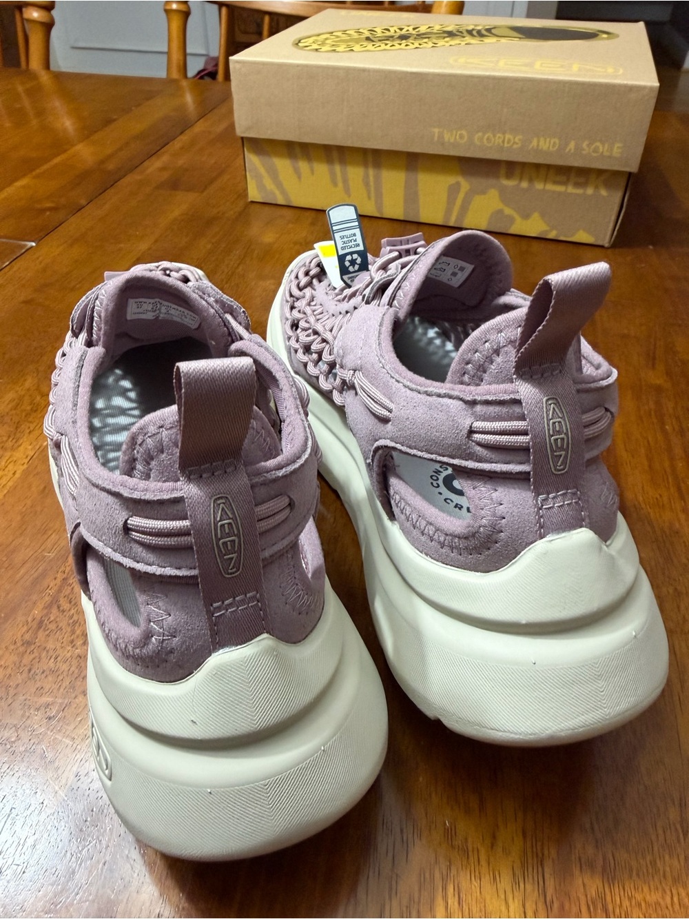 Brand New KEEN Women's Uneek Canvas Sandals Shoes Size 6 1/2 6.5 Retail $150 - Picture 8 of 8